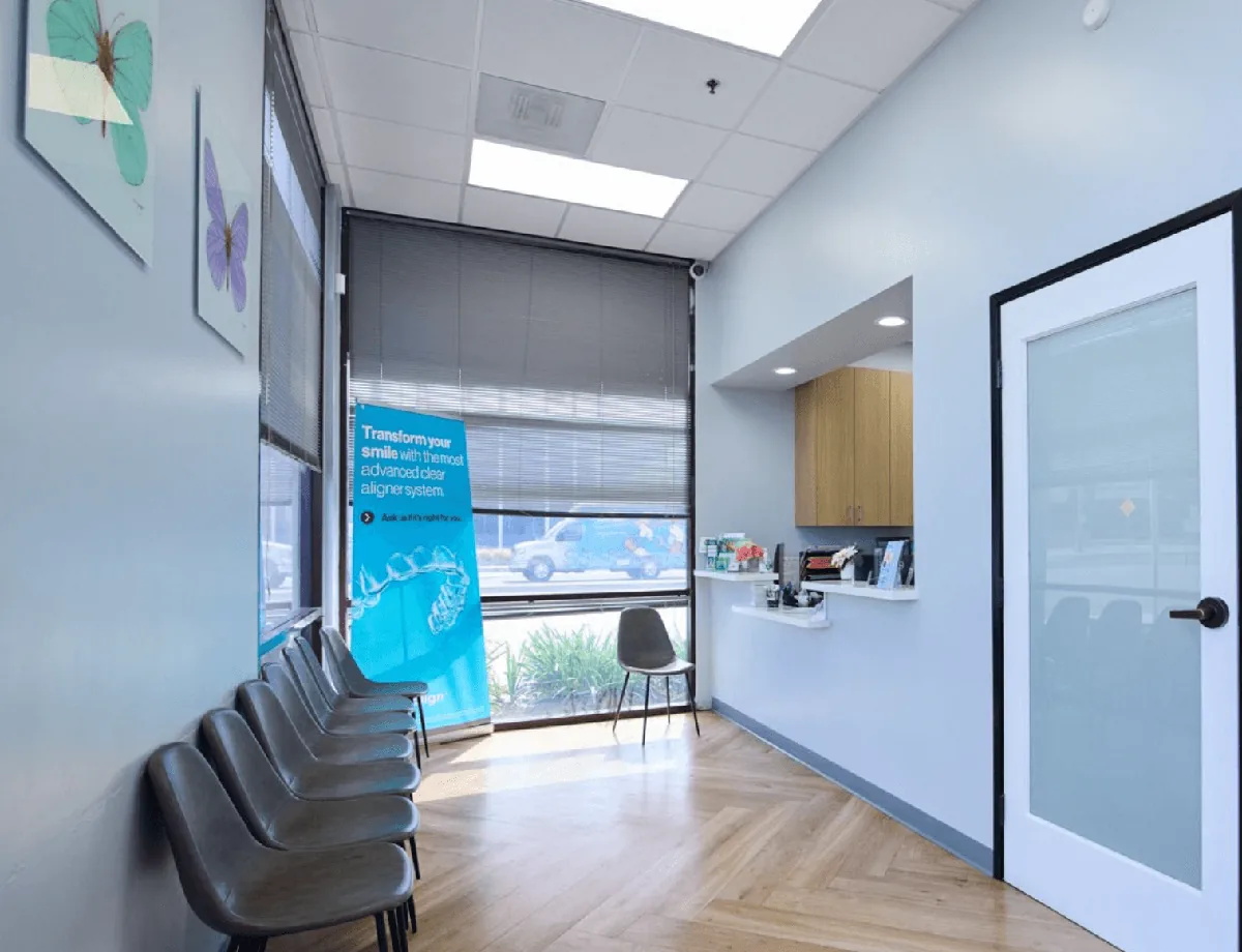A dental lobby room