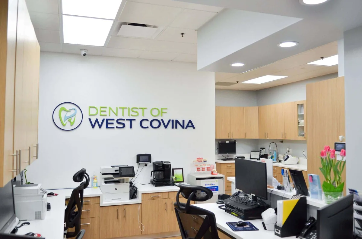 A photo of an office of a dental clinic