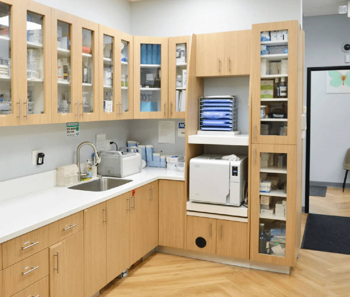 A dental clinic's room